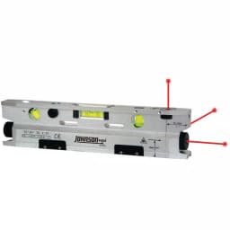 Johnson 3-Beam Magnetic Torpedo Laser Level with Anodized Aluminum Frame thumbnail 2
