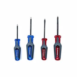 Crescent 4-Piece Phillips and Slotted Co-Molded Diamond Tip Screwdriver Set thumbnail 1