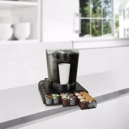 Mind Reader 36-Capacity Black Metal Mesh Coffee Pod Storage Drawer Organizer thumbnail 4
