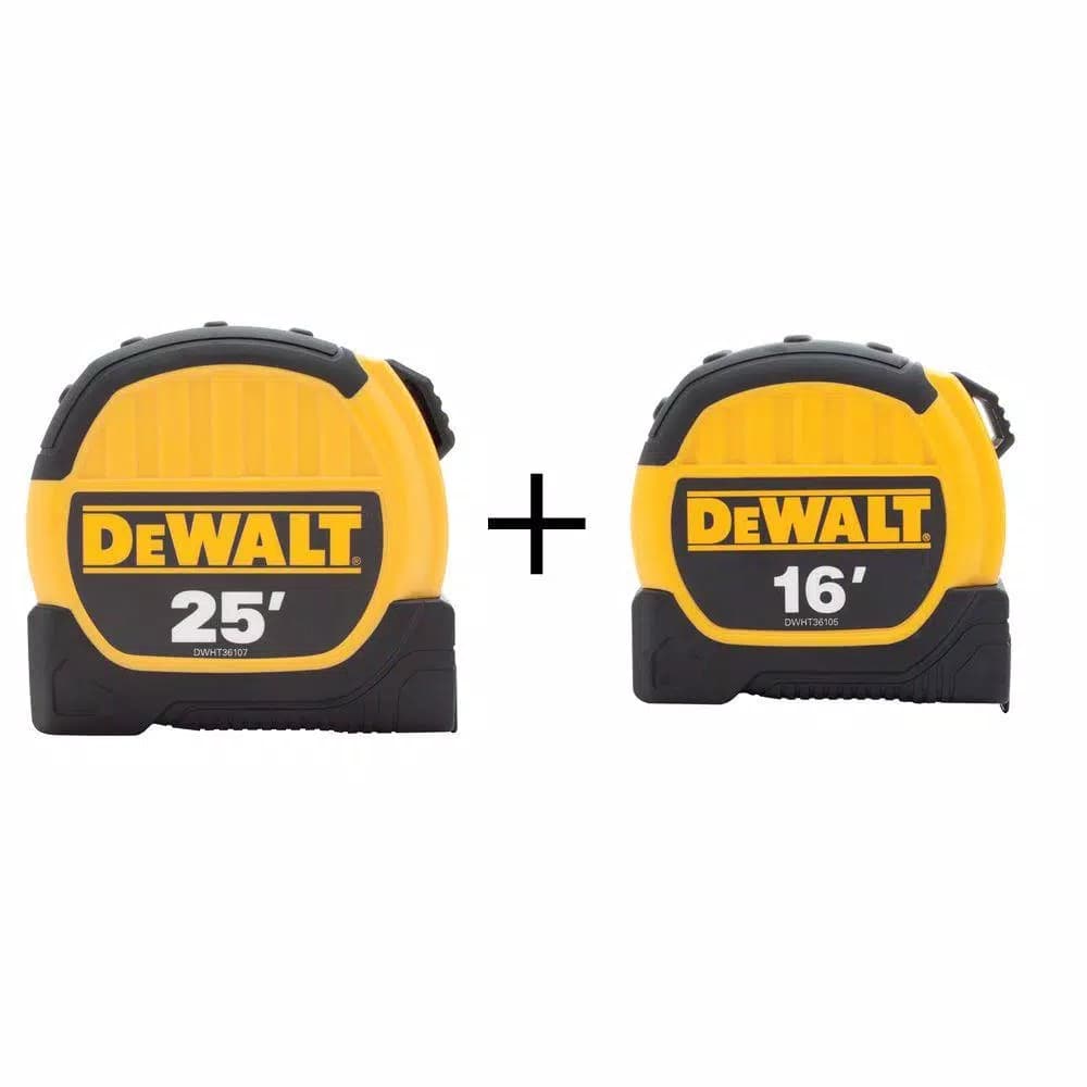 DEWALT 25 ft. and 16 ft. Tape Measure Combo Set