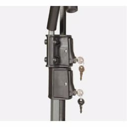 Swagman Chinook 2-Bike Hitch Rack with Key Lock Hook, Fits 1-1/4 in. and 2 in. Receivers, Black thumbnail 4