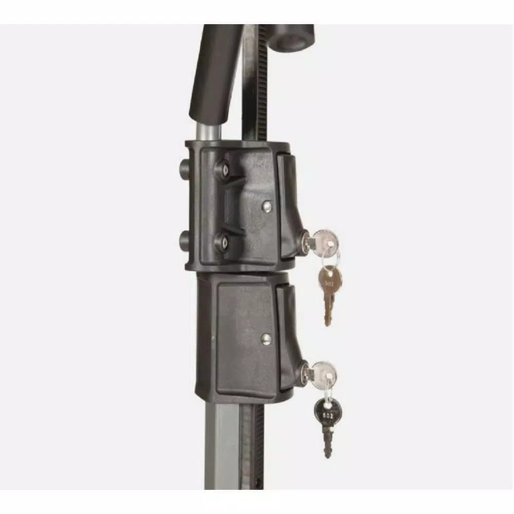 Swagman Chinook 2-Bike Hitch Rack with Key Lock Hook, Fits 1-1/4 in. and 2 in. Receivers, Black