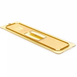 Carlisle StorPlus Amber Flat Lids for 1/2 in. High-Heat Food Pans (Set of 6) thumbnail 1