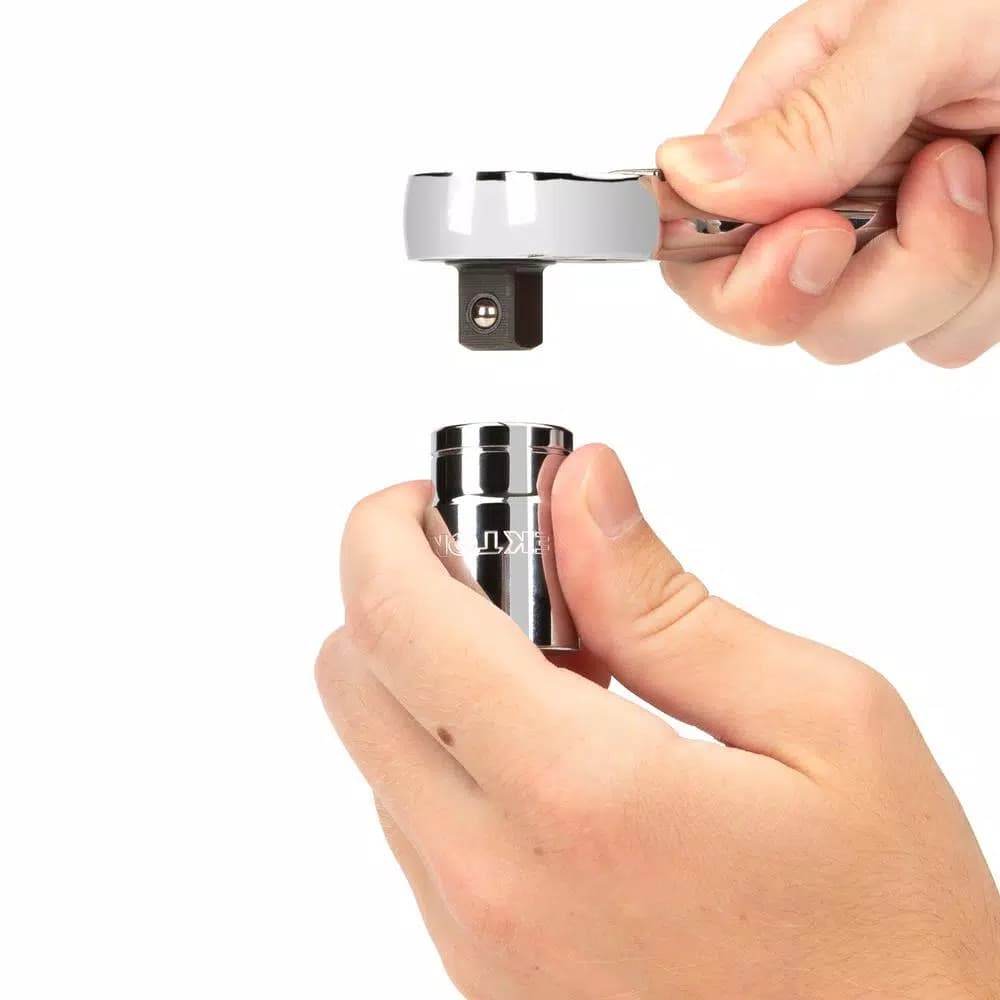 Tekton 1/2 Inch Drive x 24 Inch Extra Long Ratchet, 90-Tooth Ultra-Compact Head