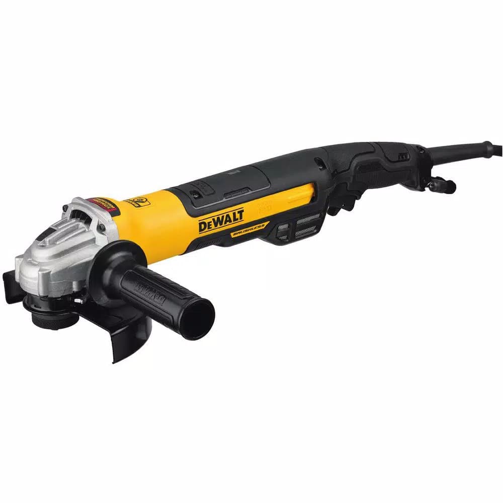 DEWALT 13 Amp Brushless Corded 5 in. to 6 in. Angle Grinder with Kickback Brake and E-Clutch