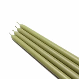 Zest Candle 12-Pack Sage Green Taper Candles, 12 in. Height thumbnail 1