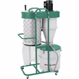 Grizzly Industrial 1-1/2 HP 2-Stage Cyclone Dust Collector with 6 in. Intake and Remote Control thumbnail 3