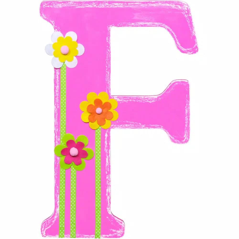 Jeff McWilliams Designs 23 in. Oversized Unfinished Wood Letter (F) - Industrial Style Wall Decor