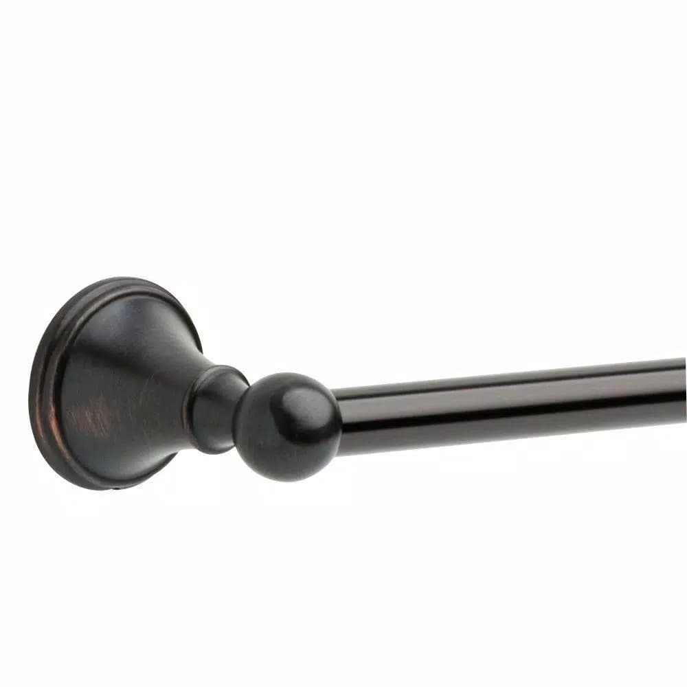 Delta Crestfield 18 in. Single Towel Bar, Venetian Bronze Zinc Construction