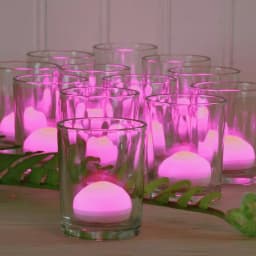 LUMABASE Pink Floating Blimp LED Lights, Waterproof Battery Operated Decorative Lights (12-Count) thumbnail 5