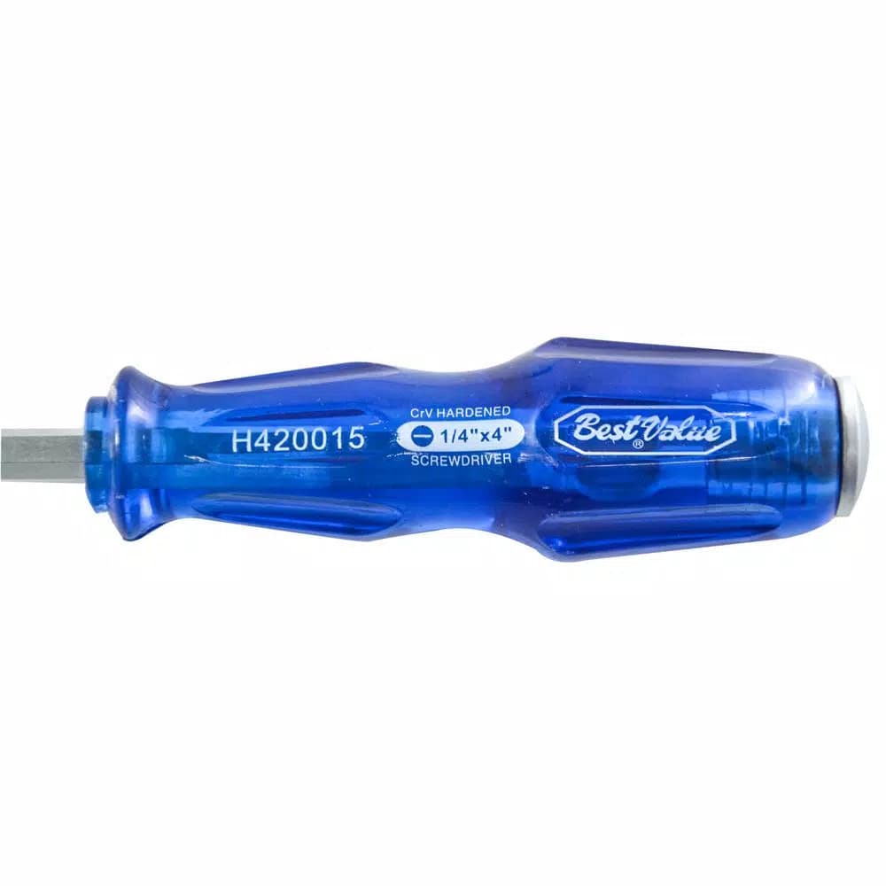 Best Value Go Thru 4-Piece Professional Striking Screwdriver Set, Phillips & Slotted
