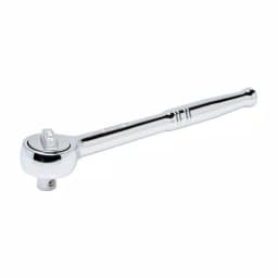 Husky 1/2 in. Drive Round Head Ratchet, 45-Tooth, Chrome Finish thumbnail 1