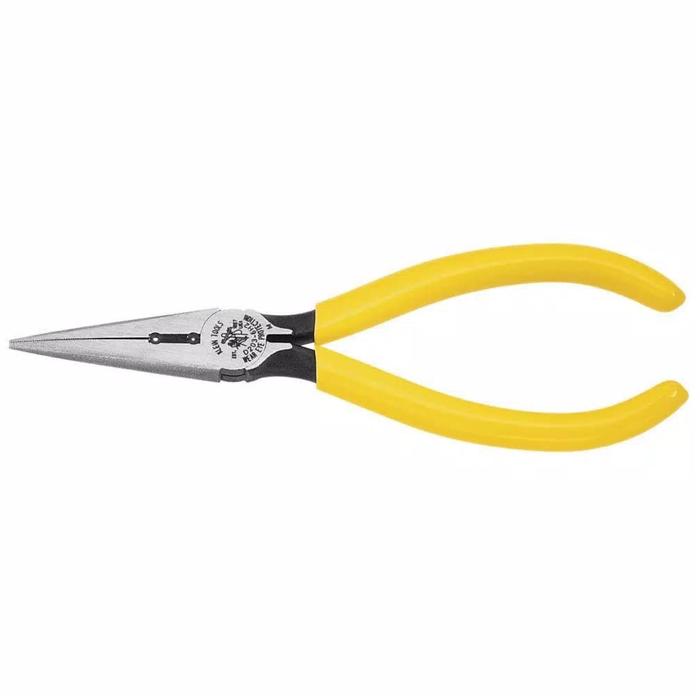 Klein Tools 6 in. Long Nose Side Cutting Pliers for Switchboard Work