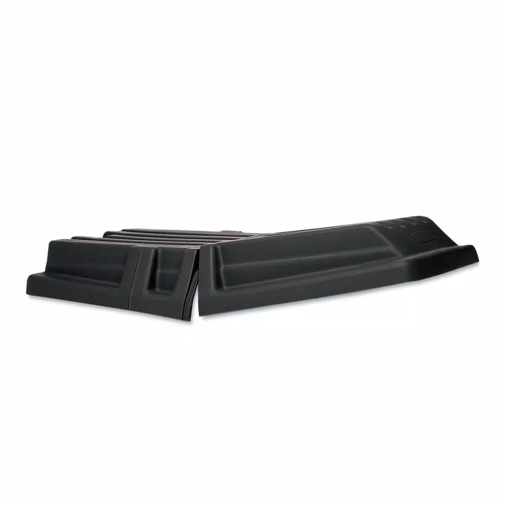 Rubbermaid Commercial Products Rubbermaid Commercial 1 cu. yd. Black Hinged Dome Top Lid for Tilt Trucks