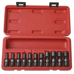 SUNEX TOOLS Sunex 1/4 in. Drive Metric Universal Magnetic Impact Socket Set, 11-Piece thumbnail 3