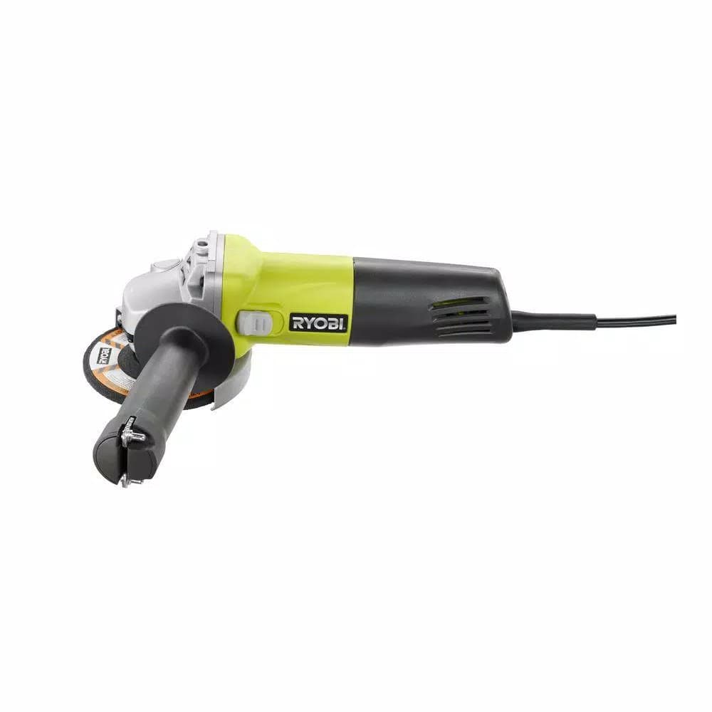 RYOBI 5.5 Amp Corded 4-1/2 in. Angle Grinder, 11,000 RPM
