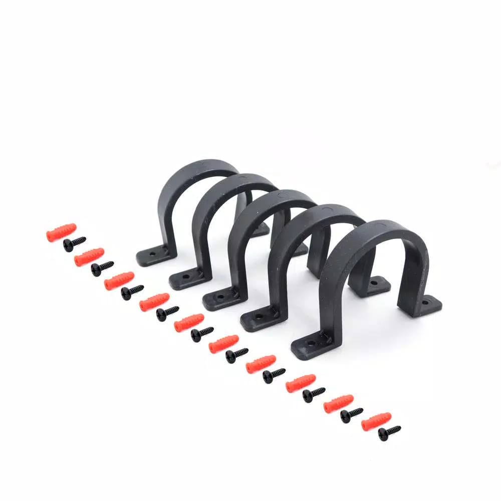 POWERTEC 4 in. Hose and Pipe Hangers, 5-Pack