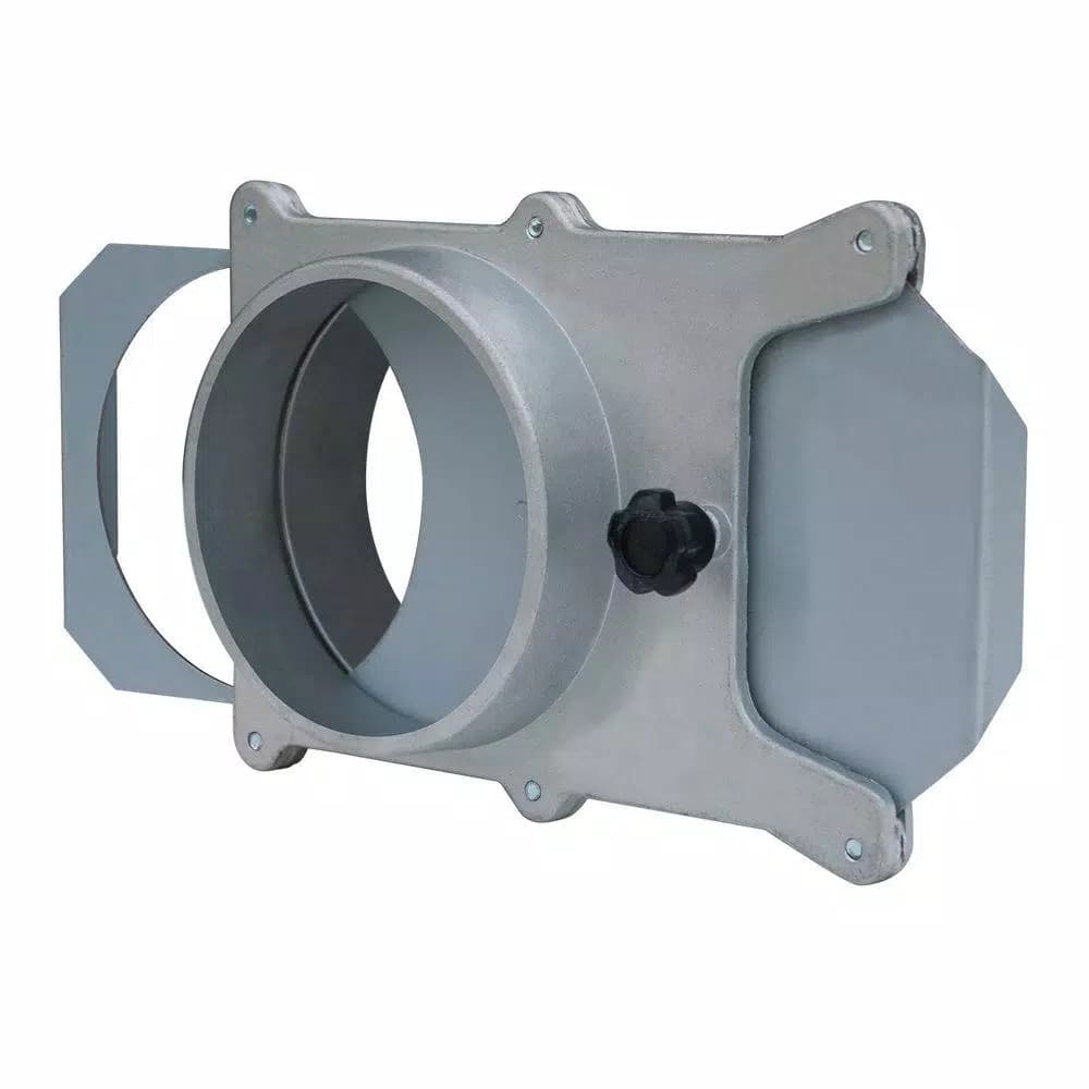 POWERTEC 4 in. Aluminum Blast Gate for Vacuum and Dust Collector Systems