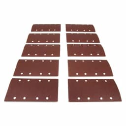 WEN 80-Grit Hook and Loop Sandpaper for 1/3 Sheet Sander, 10-Pack thumbnail 1