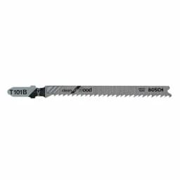 Bosch 4 in. 10 TPI High Carbon Steel T-Shank Jigsaw Blades for Wood (5-Pack) thumbnail 1