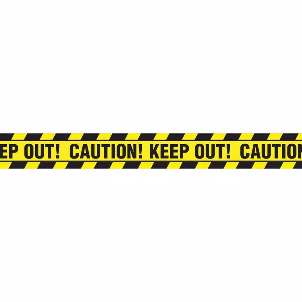 Amscan Halloween Caution Tape Banner, 20 ft. x 3 in. (8-Pack)