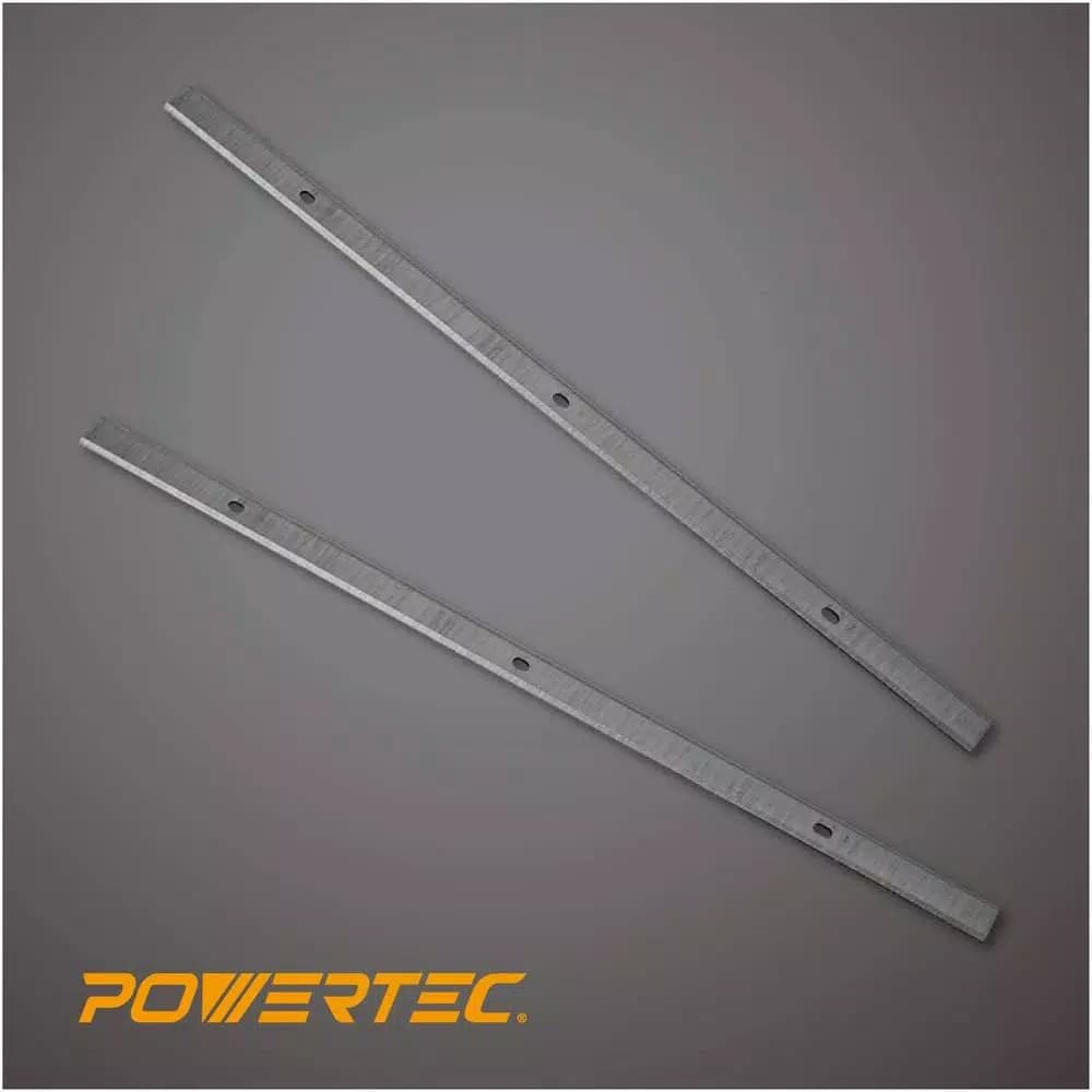 POWERTEC 12 in. High-Speed Steel Planer Knives, Set of 2