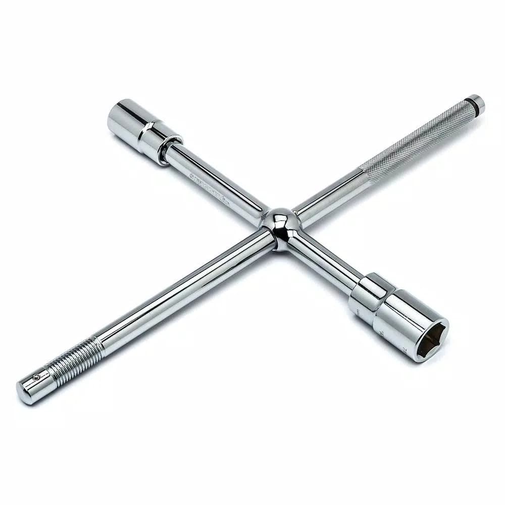 Husky Universal Lug Nut Wrench Set, 4-Piece, 1/2 in. Drive, SAE and Metric