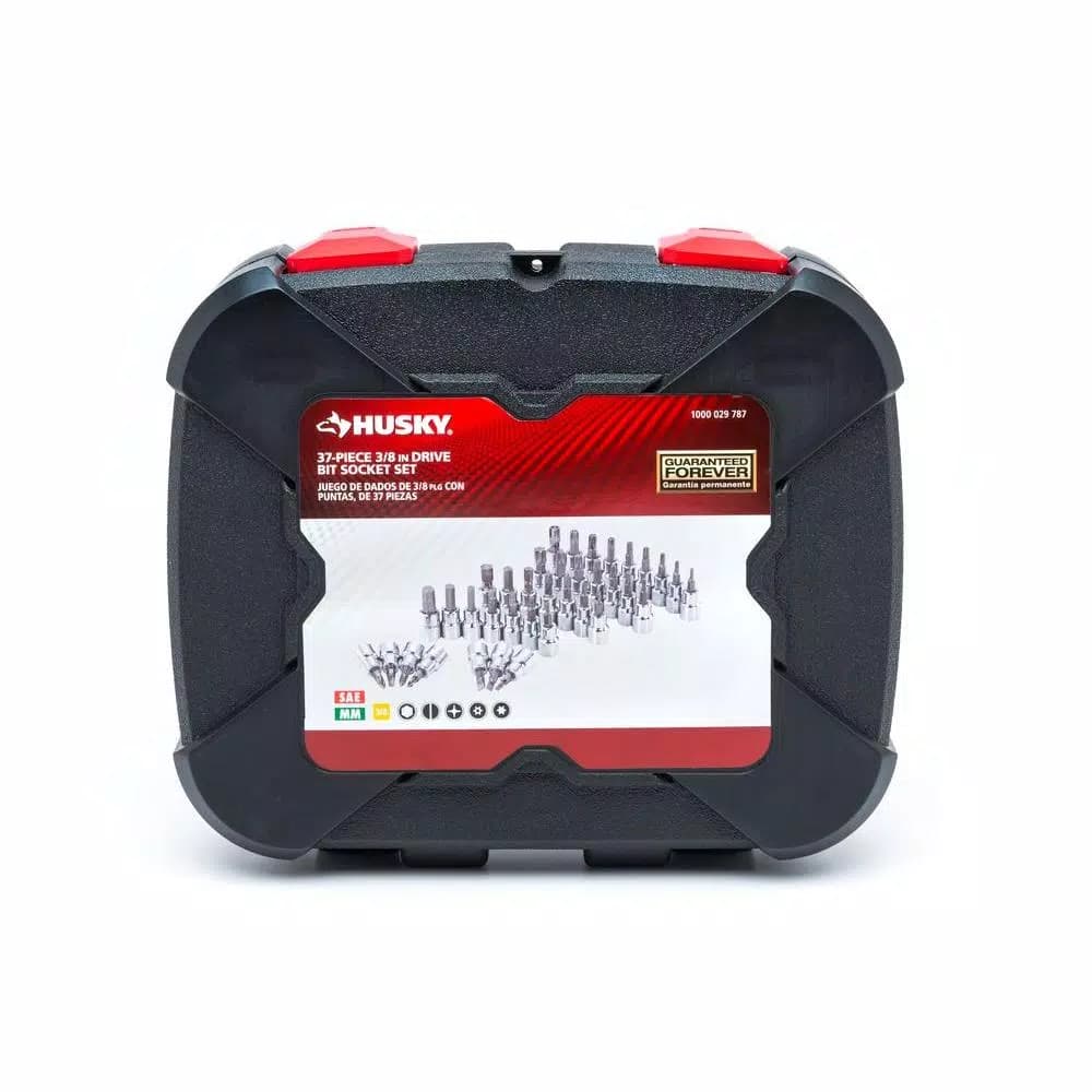 Husky 37-Piece 3/8 in. Drive Master Bit Socket Set