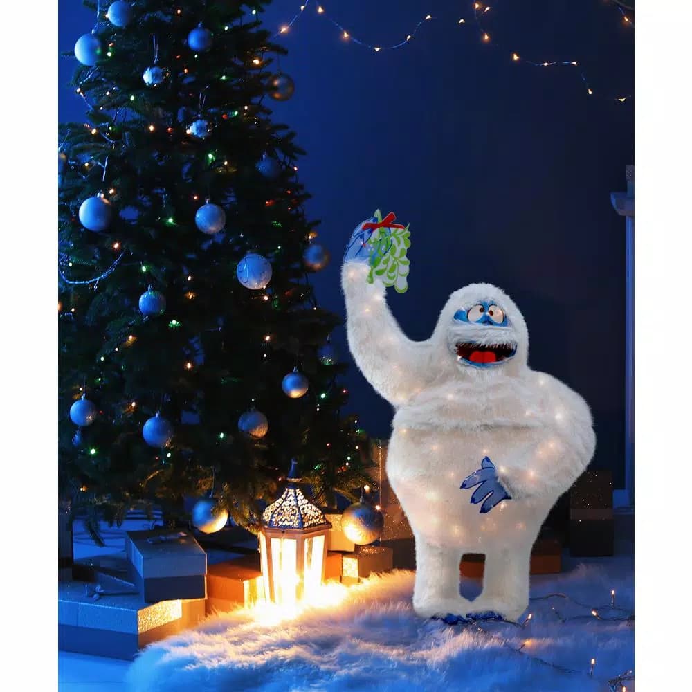 Rudolph 42 in. Rudolph Bumble with Mistletoe Outdoor Lighted Christmas Decor