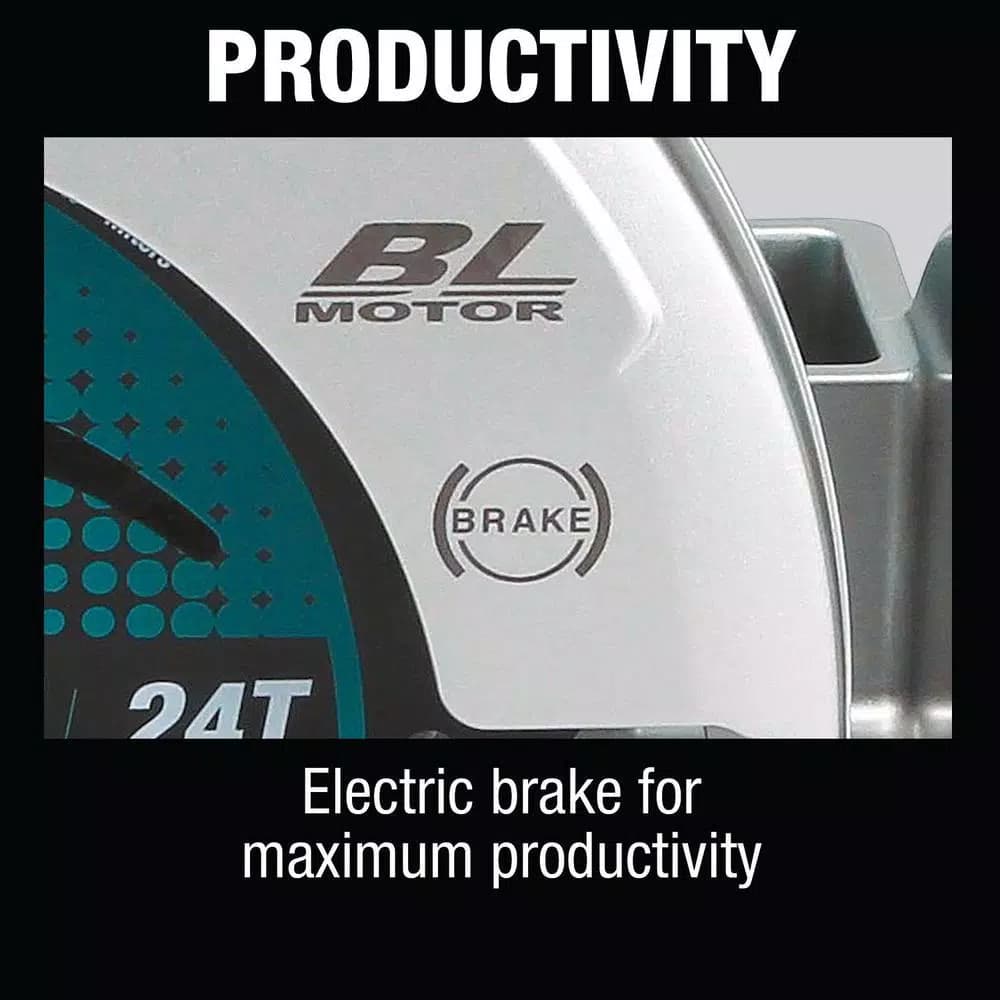 Makita 18V X2 LXT Brushless 7-1/4" Cordless Circular Saw Guide Rail Compatible Base (Tool-Only)