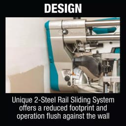 Makita 18V X2 LXT 36V 12 in. Brushless Dual-Bevel Sliding Compound Miter Saw Kit with Brad & Finish Nailer Bonus thumbnail 11