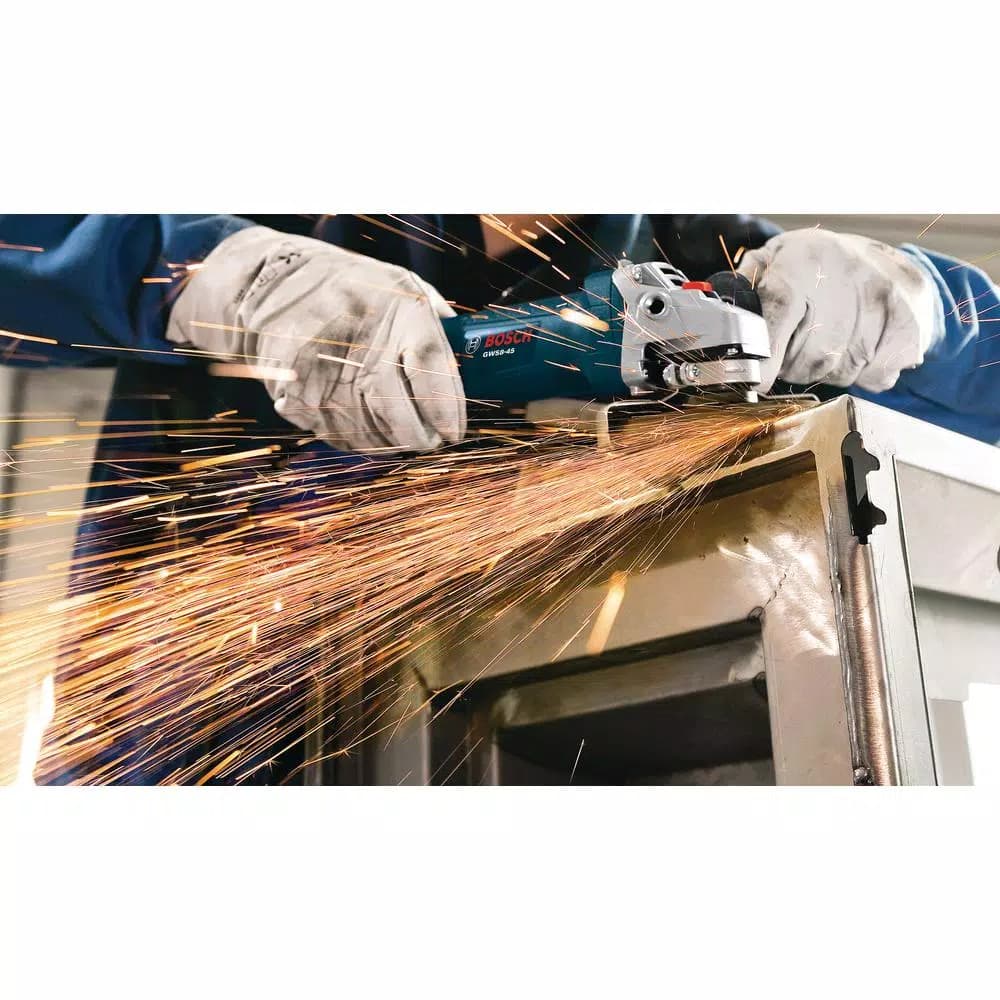 Bosch GWS8-45 4-1/2 in. Corded Angle Grinder, 7.5 Amp, 11,000 rpm