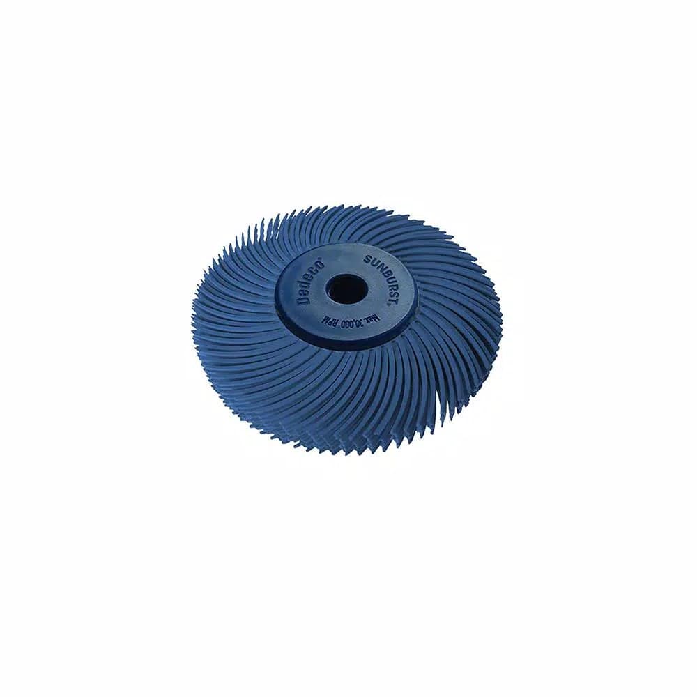Dedeco Sunburst 2 in. 400-Grit 6-Ply Radial Discs Fine Arbor Thermoplastic Polishing Tool