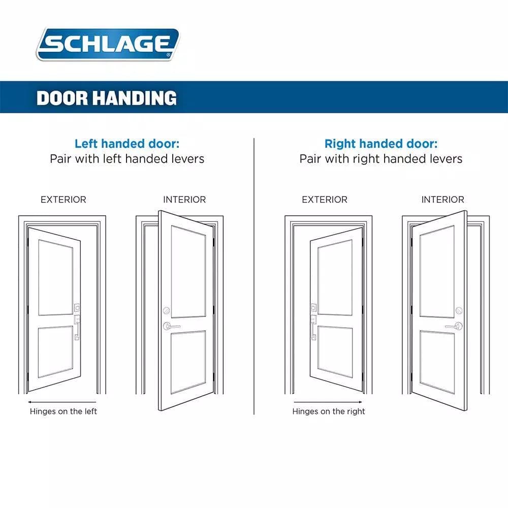 Schlage Century Satin Nickel Single Cylinder Deadbolt with Merano Left-Handed Lever Handleset