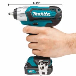 Makita 12V MAX CXT Cordless 1/4 in. Square Drive Impact Wrench Kit (2.0 Ah) thumbnail 12