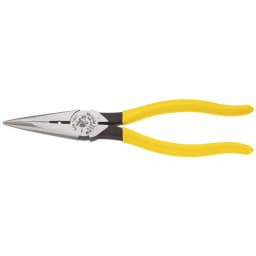 Klein Tools 8 in. Heavy Duty Long Nose Side Cutting Pliers for Wire Stripping thumbnail 1