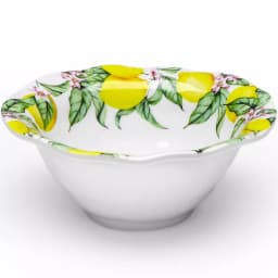 Q Squared Limonata 4-Piece Yellow Melamine Dip Bowl Set, Shatterproof Serving Bowls thumbnail 2