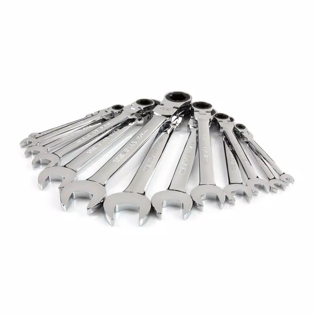 TEKTON 13-Piece Flex-Head Ratcheting Combination Wrench Set, 1/4 in. to 1 in.