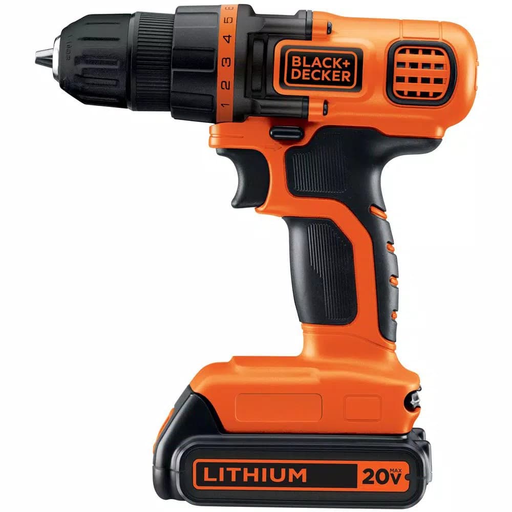 BLACK+DECKER 20V MAX Lithium-Ion Cordless Drill/Driver and Impact Driver 2-Tool Combo Kit