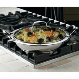 Cuisinart 11 in. Stainless Steel Round Buffet Server, 2.5 Qt Chafing Dish thumbnail 2