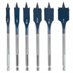 Bosch Daredevil Standard Spade Bit Set, 6-Piece, 6 in. Length thumbnail 1