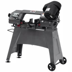 JET HVBS-56M 1/2 HP Metalworking Horizontal and Vertical Band Saw with Open Stand thumbnail 1