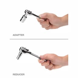 TEKTON 4-Piece Adapter and Reducer Set, Chrome Vanadium Steel Socket Adapters thumbnail 5