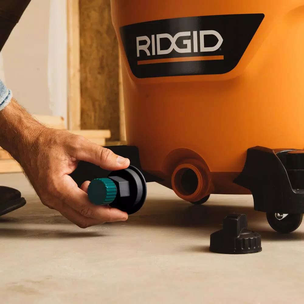 RIDGID Hose to Drain Adapter for Wet/Dry Shop Vacuums