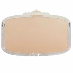 LITTON LANE Shabby Chic 28 in. Wooden Chalkboard Memo Board with Distressed Ivory Frame and Trinket Tray thumbnail 3