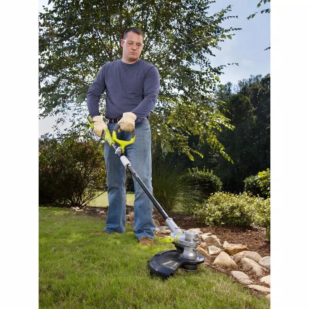 Ryobi 40V Lithium-Ion Cordless String Trimmer and Edger, Refurbished