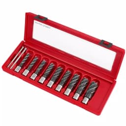 Milwaukee 9-Piece High Speed Steel Annular Cutter Set with 3/4 in. Weldon Shank thumbnail 1