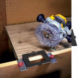 Milescraft HingeMate200 Door Hinge Mortise Jig Kit for Routers thumbnail 4