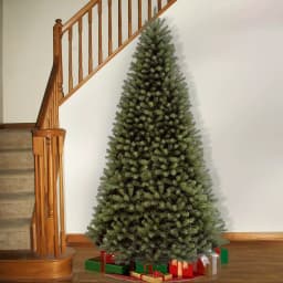 National Tree Company 9 ft. North Valley Spruce Hinged Artificial Christmas Tree, 2128 Tips, Green thumbnail 2