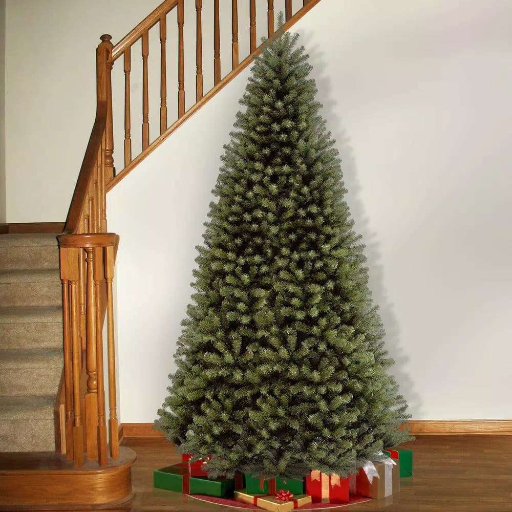 National Tree Company 9 ft. North Valley Spruce Hinged Artificial Christmas Tree, 2128 Tips, Green